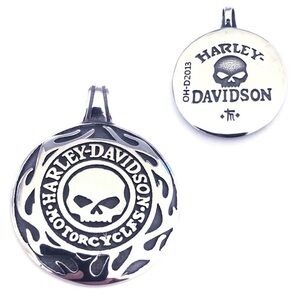 Harley-Davidson Silver Skull Pendant